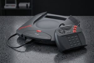Игровая консоль Atari Jaguar с картриджем