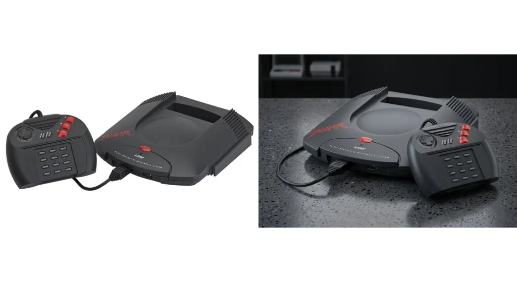 Игровая консоль Atari Jaguar с картриджем
